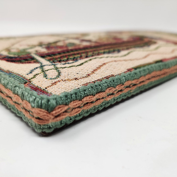 Traditional Tapestries Bayeux Tapestry Wall Plaque Textile Art Middle Ages ~6x13 - Picture 6 of 16